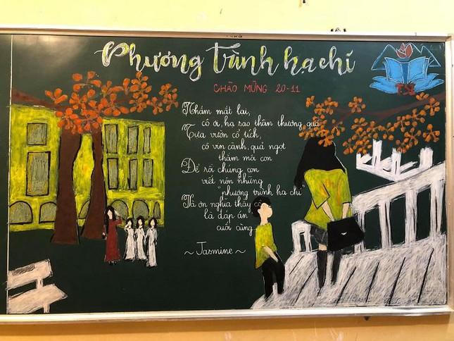 Độc đáo 'siêu phẩm" báo tường chào mừng ngày Nhà giáo Việt Nam 20/11