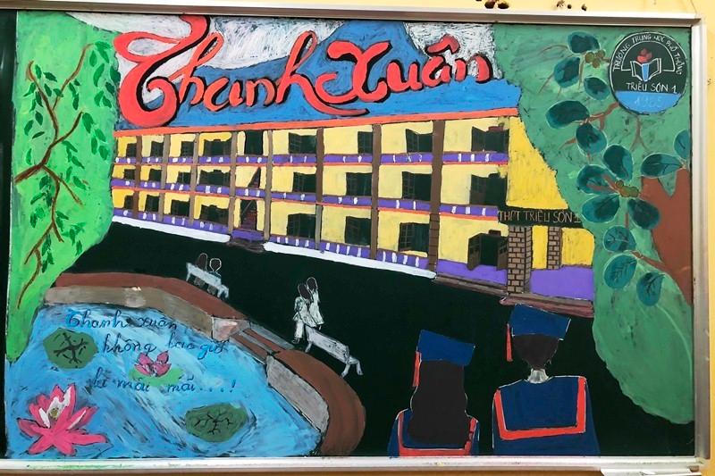 Độc đáo 'siêu phẩm" báo tường chào mừng ngày Nhà giáo Việt Nam 20/11