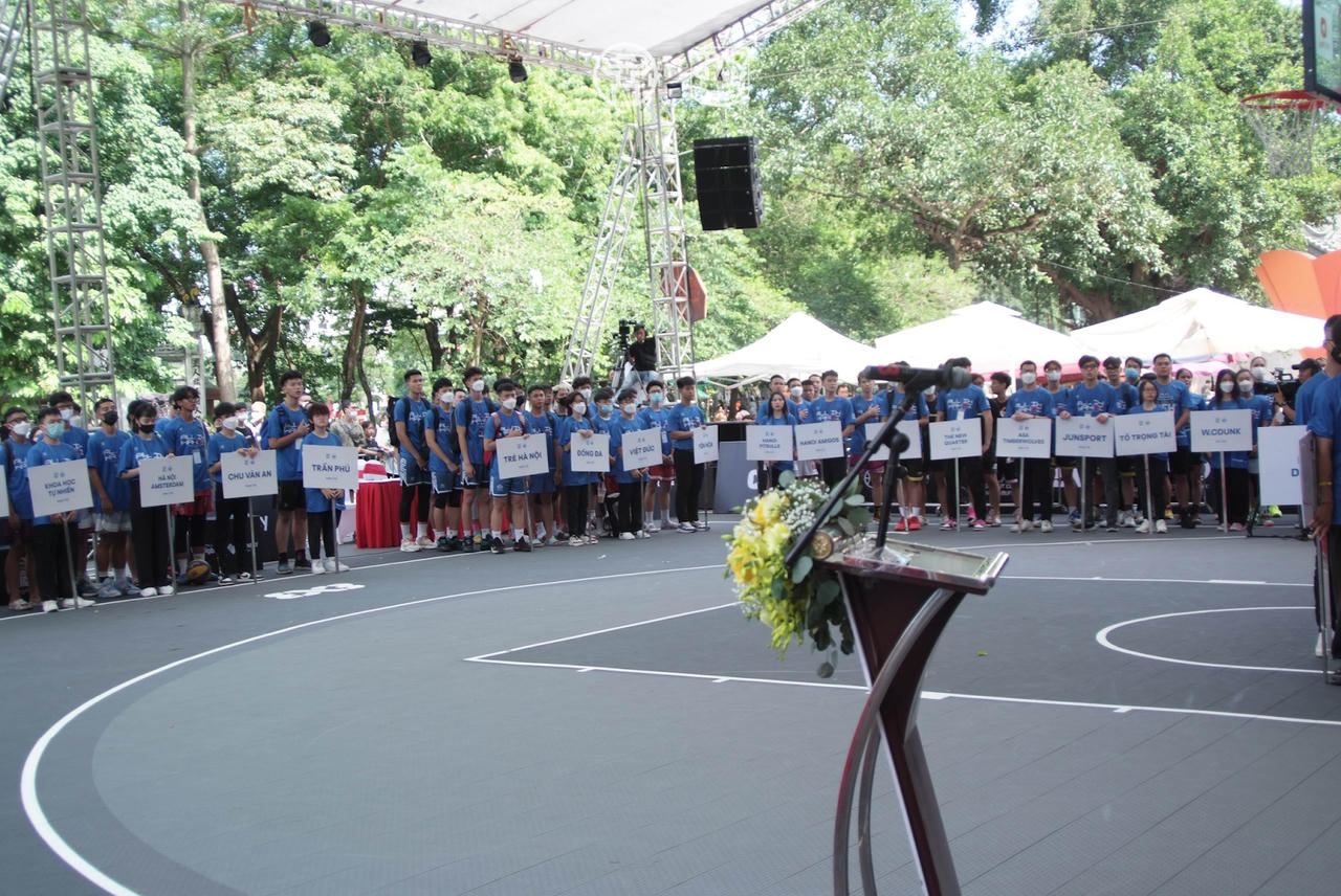 Khai mạc Giải bóng rổ 3x3 Hà Nội mở rộng lần thứ III năm 2022