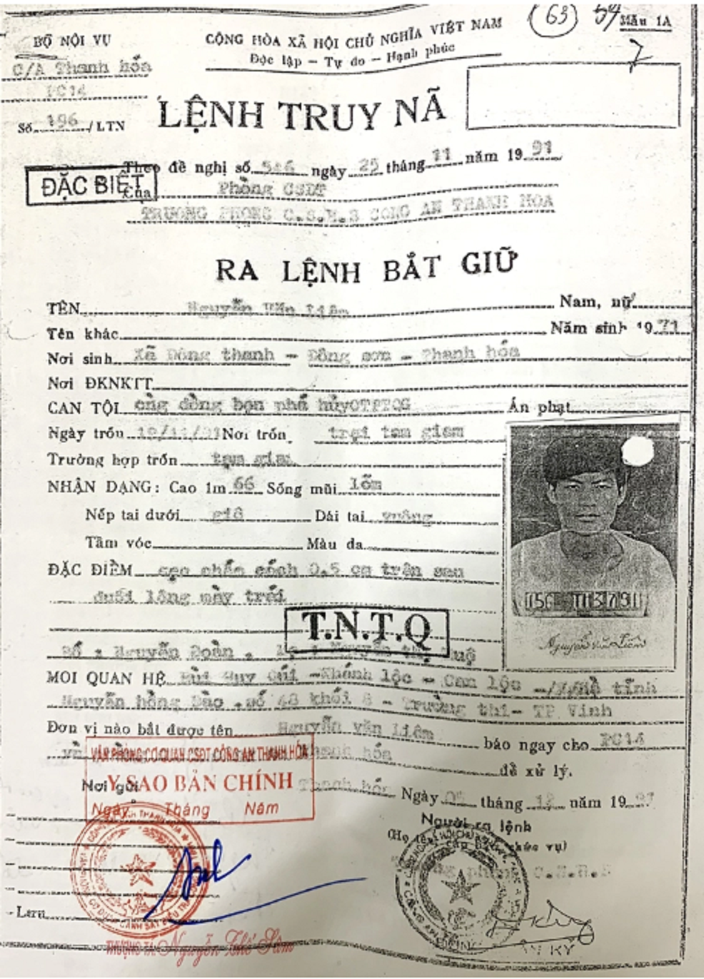 Trốn trại tạm giam, thay tên ẩn mình 32 năm vẫn không thoát