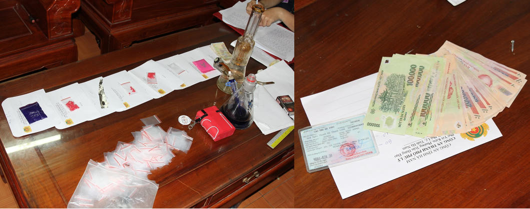 Hà Nam: Bắt 3 đối tượng cho vay lãi nặng 1095%/năm và tàng trữ trái phép ma tuý