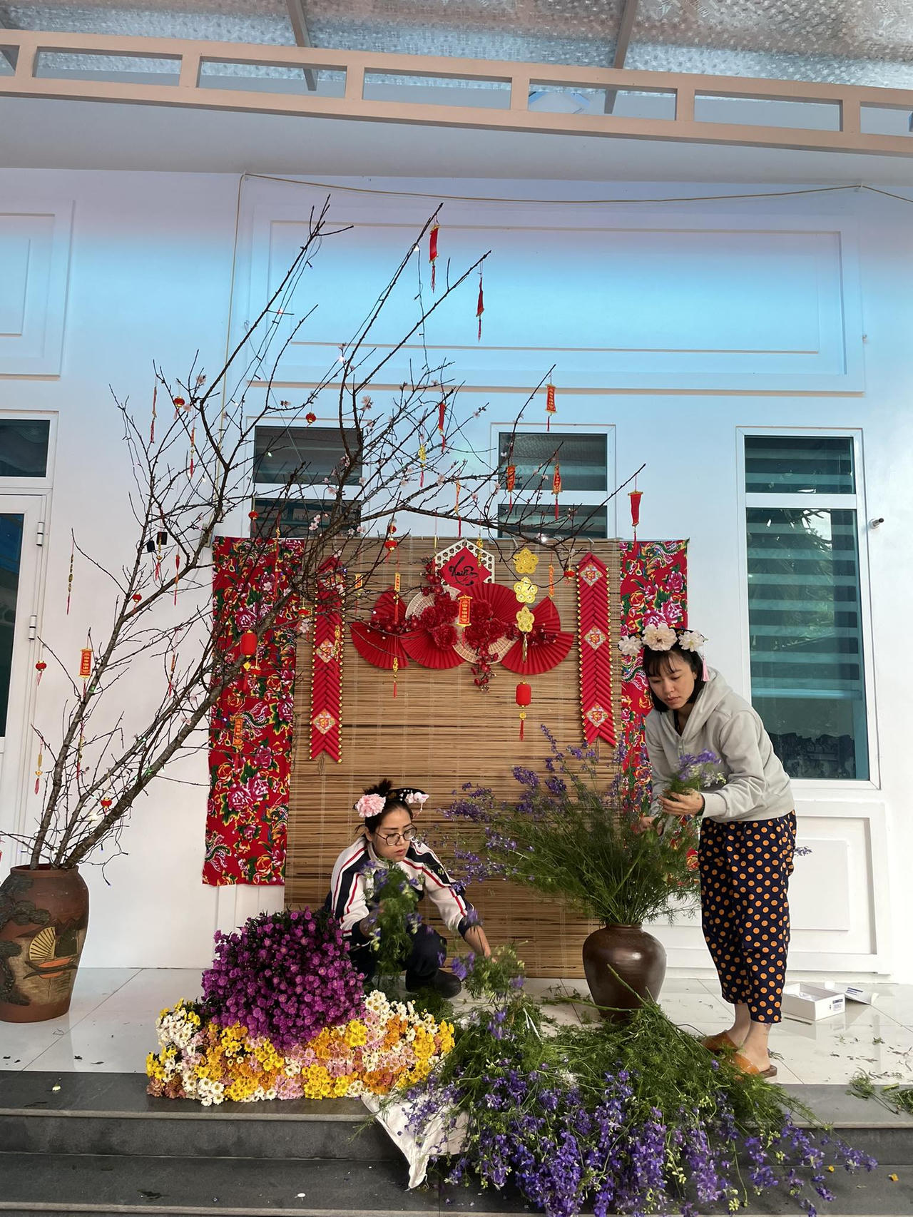 Độc đáo tiểu cảnh Tết xưa tại các gia đình Việt