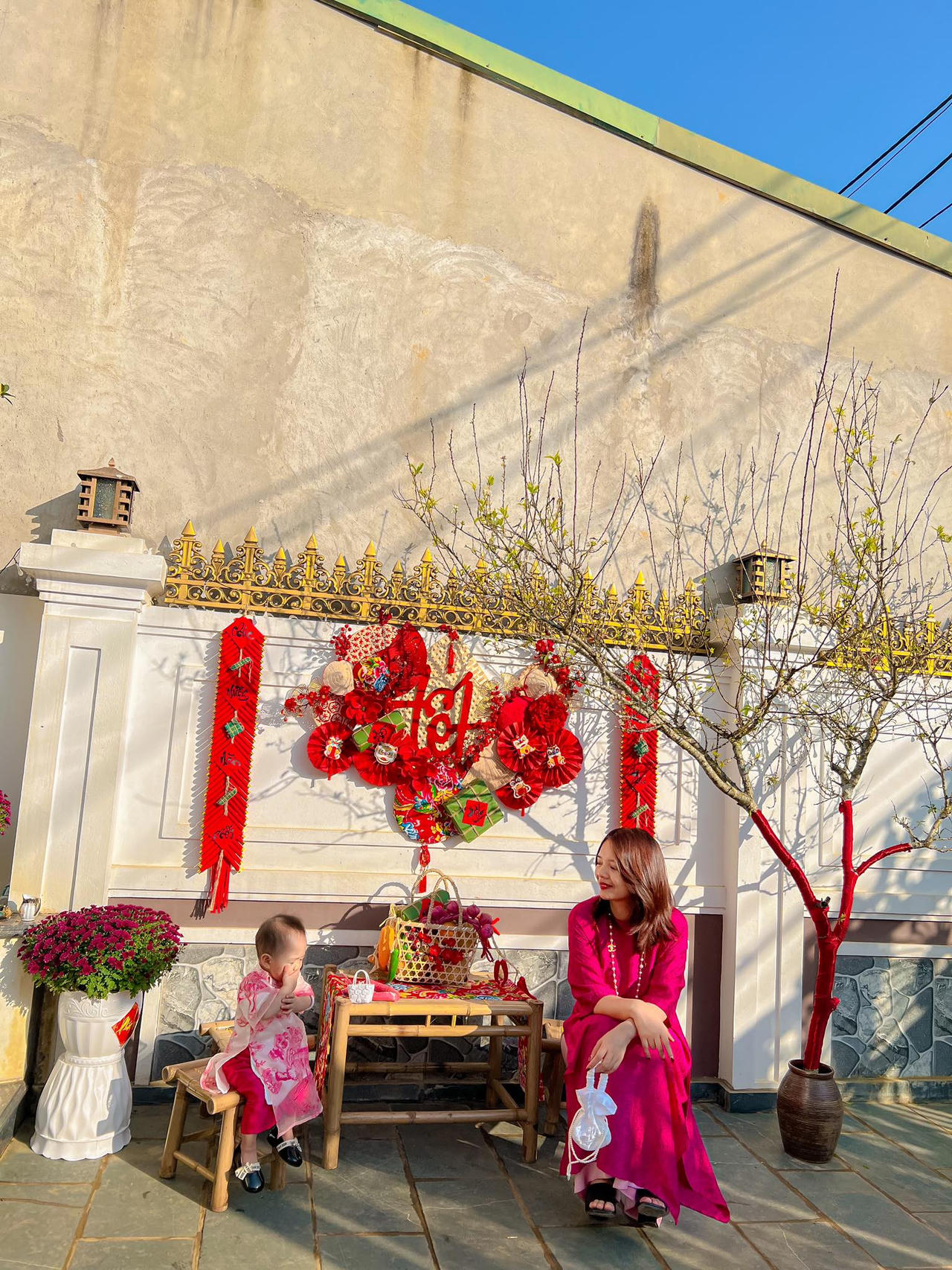 Độc đáo tiểu cảnh Tết xưa tại các gia đình Việt