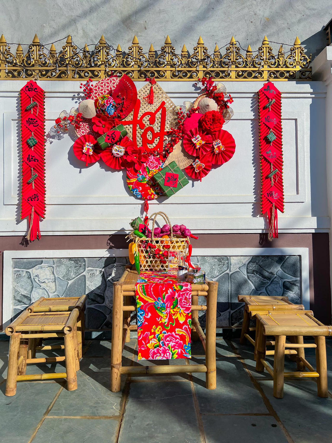 Độc đáo tiểu cảnh Tết xưa tại các gia đình Việt