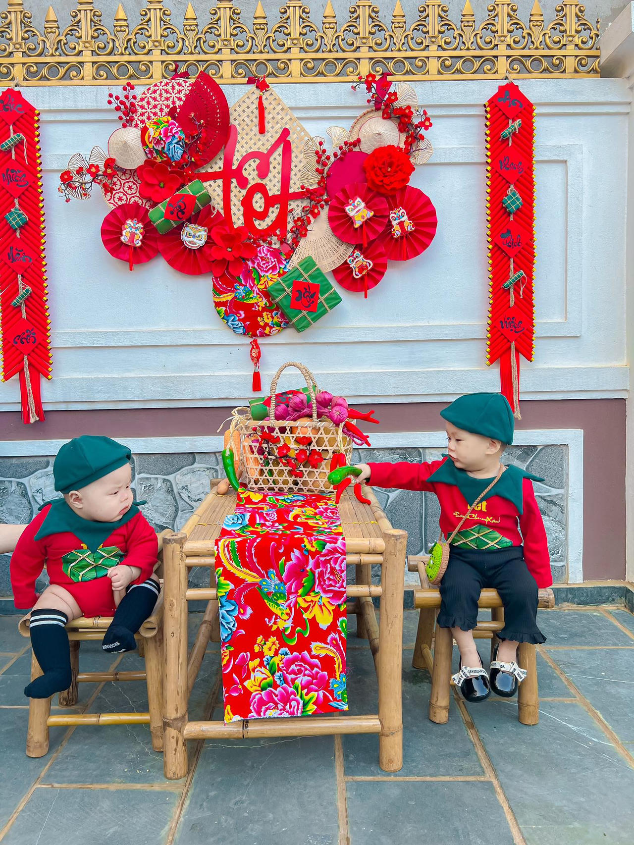 Độc đáo tiểu cảnh Tết xưa tại các gia đình Việt