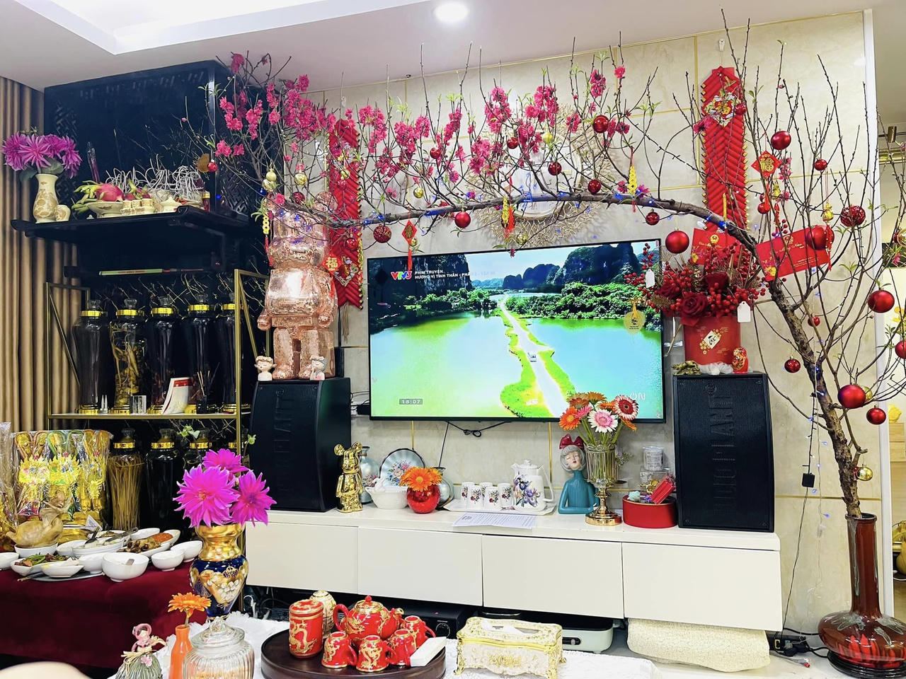 Độc đáo tiểu cảnh Tết xưa tại các gia đình Việt