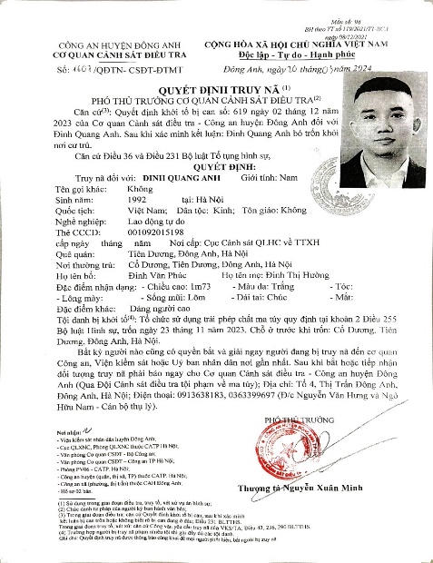 Đối tượng trốn truy nã liên quan đến tổ chức sử dụng ma tuý đã bị "sa lưới"