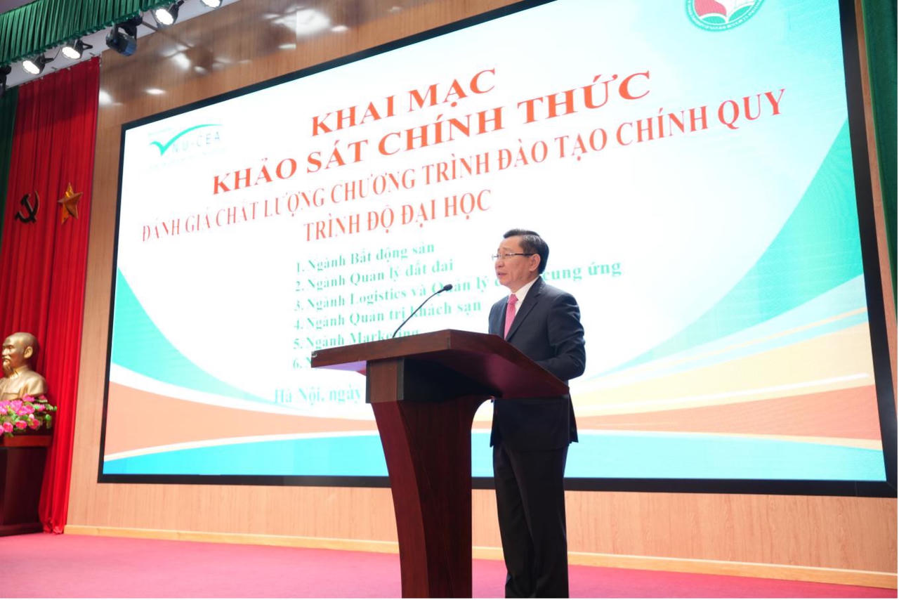 Khai mạc Khảo sát chính thức đánh giá chất lượng 6 chương trình đào tạo tại Trường Đại học Tài nguyên và Môi trường Hà Nội