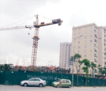 Phạt 40 triệu, đình chỉ thi công tòa nhà N04B1 của chủ đầu tư Ledeco