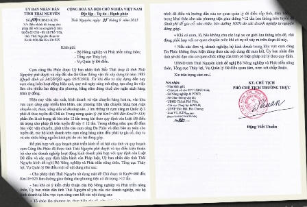 UBND tỉnh Thái Nguyên “hợp thức” cho xe quá tải chạy trên đê Chã?
