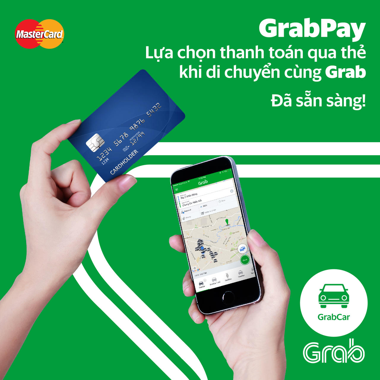 Grab ra mắt tính năng GrabPay - thanh toán bằng thẻ quốc tế