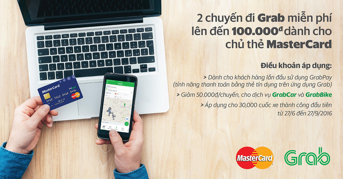 Grab ra mắt tính năng GrabPay - thanh toán bằng thẻ quốc tế
