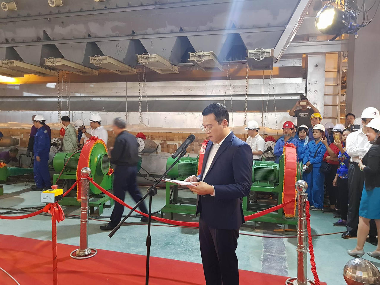  Ninh Bình : Tập đoàn Indevco tổ chức lễ đốt lửa lò nấu nhà máy kính tiết kiệm năng lượng chất lượng cao CFG 