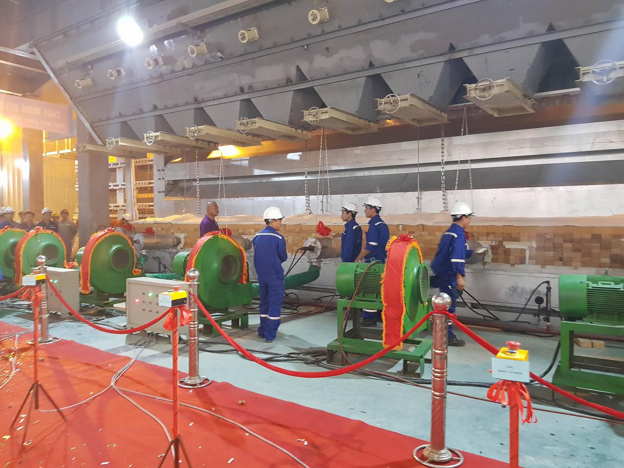  Ninh Bình : Tập đoàn Indevco tổ chức lễ đốt lửa lò nấu nhà máy kính tiết kiệm năng lượng chất lượng cao CFG 