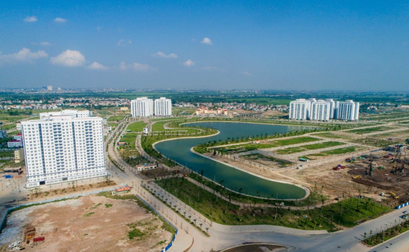 Hồ điều hòa – Lá phổi xanh trong lòng khu đô thị Thanh Hà Mường Thanh