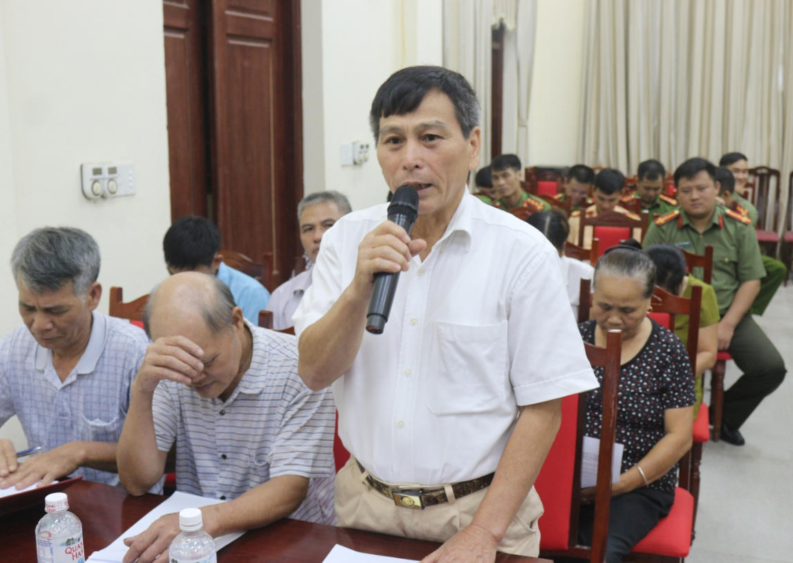Công an Quảng Ninh lắng nghe ý kiến nhân dân