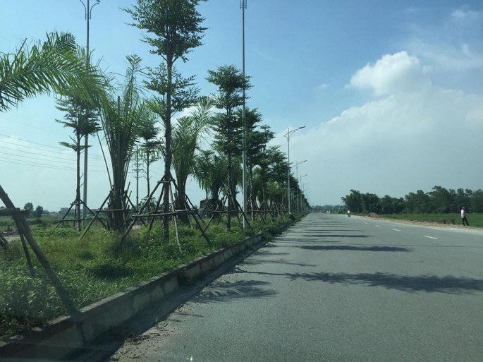 Thi công thần tốc tại tuyến đường trục phía Nam Hà Nội