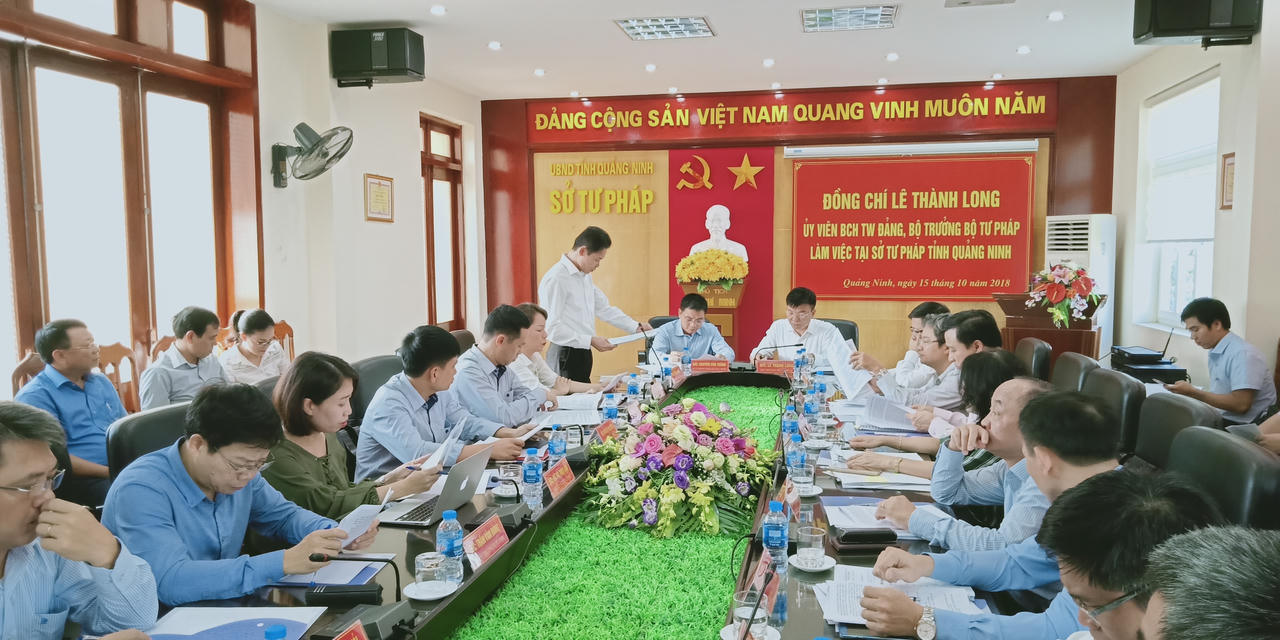 Sở Tư pháp Quảng Ninh đã nỗ lực hết sức để đồng hành với sự phát triển của tỉnh