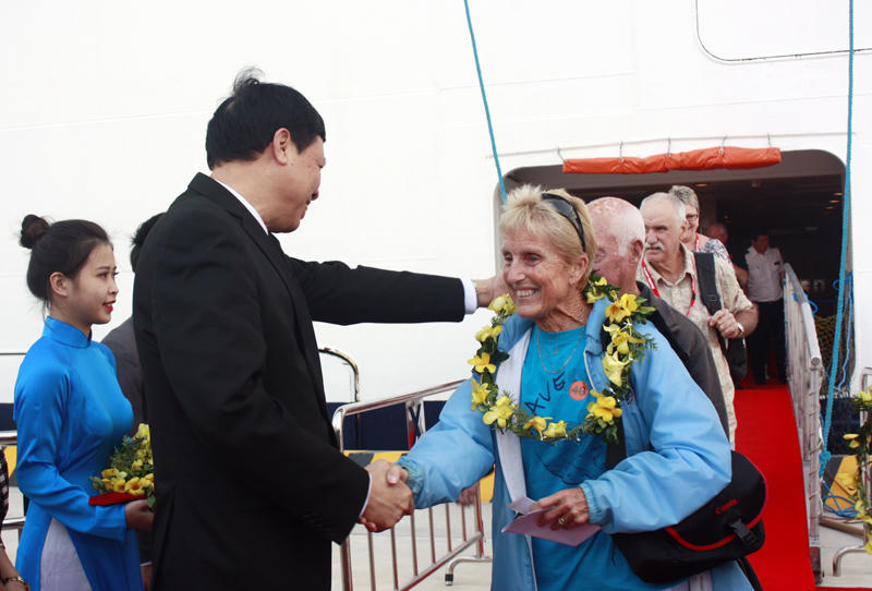 Quảng Ninh: Cảng tàu khách quốc tế Hạ Long đón chuyến tàu đầu tiên