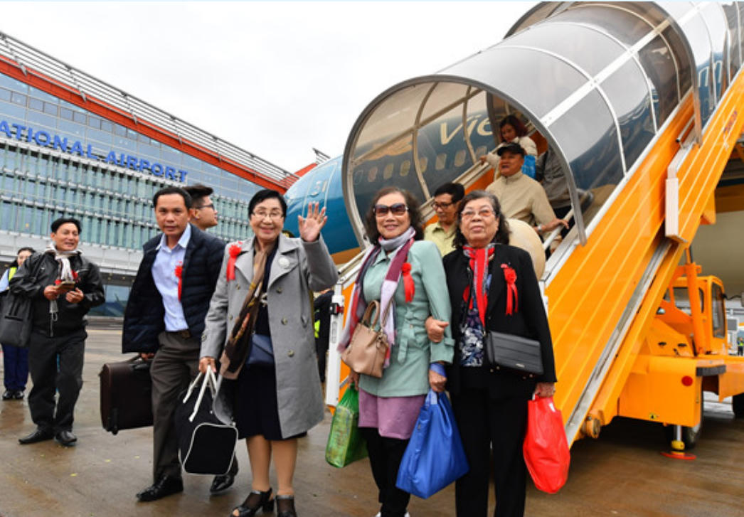 Vị khách đặc biệt đầu tiên của sân bay Vân Đồn