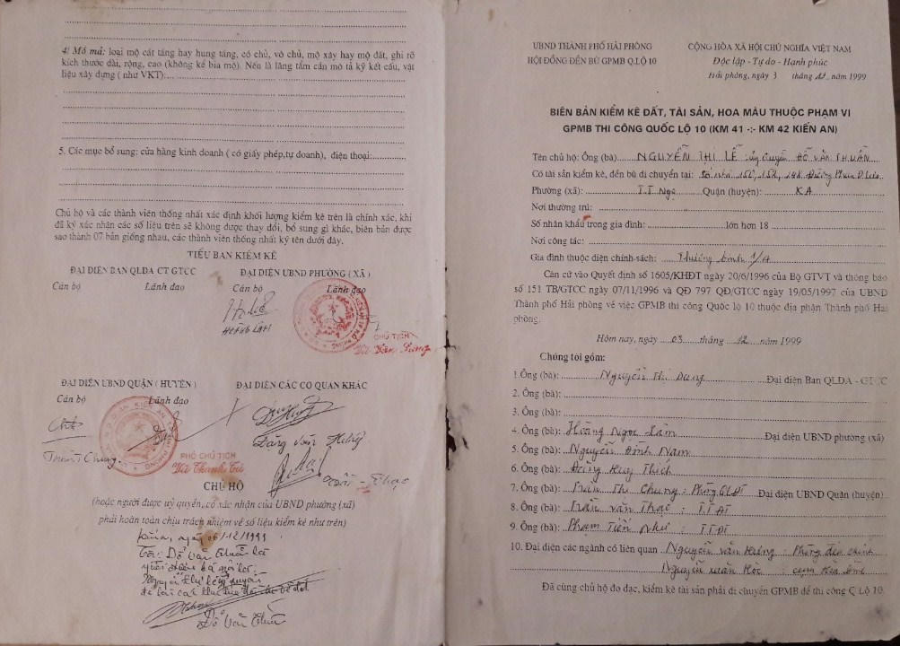 Hải Phòng: Giao đất đã 20 năm, người thương binh già vẫn chưa được nhận tiền đền bù