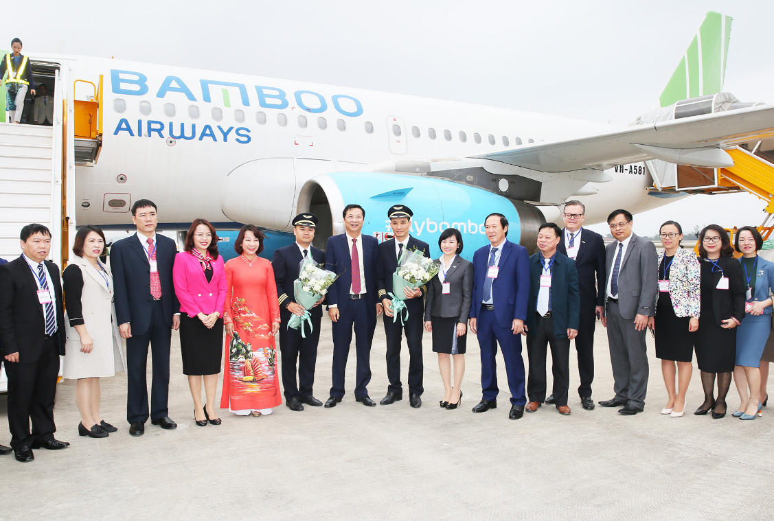 Bamboo Airways khai trương đường bay TP Hồ Chí Minh – Vân Đồn