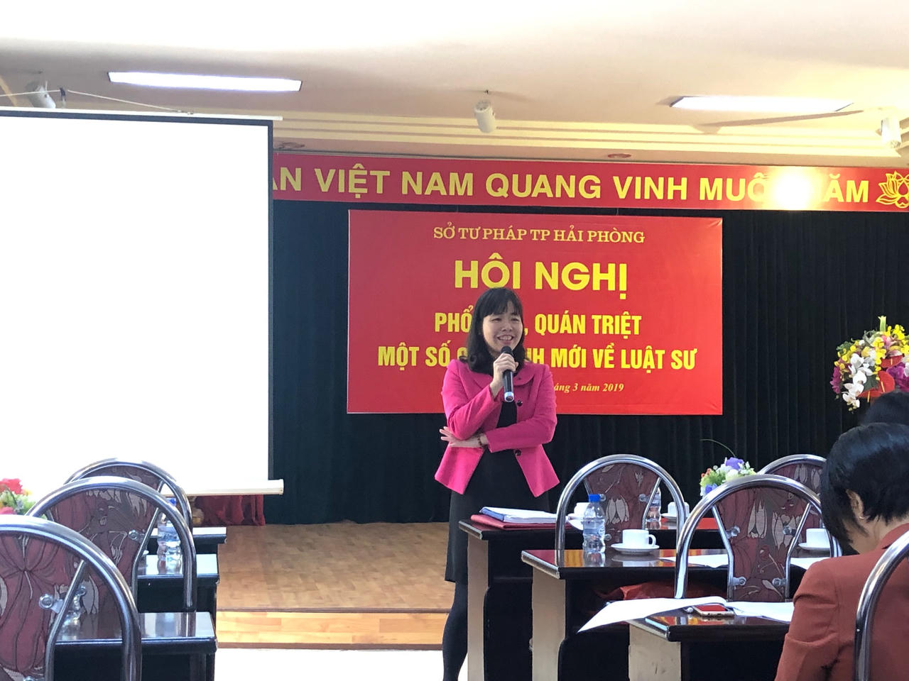 Cục Bổ trợ tư pháp phổ biến các quy định mới cho giới luật sư Hải Phòng