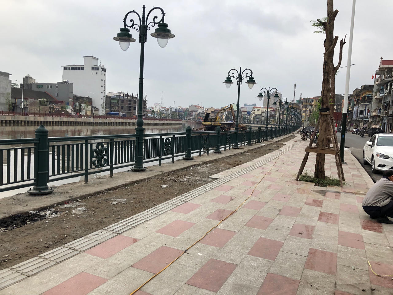 Hải Phòng: Khắc phục cơ bản sự cố sụt lún tại vỉa hè đường Tam Bạc