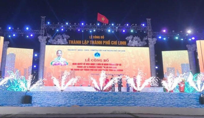 Chủ tịch Quốc hội dự Lễ công bố Nghị quyết thành lập thành phố Chí Linh