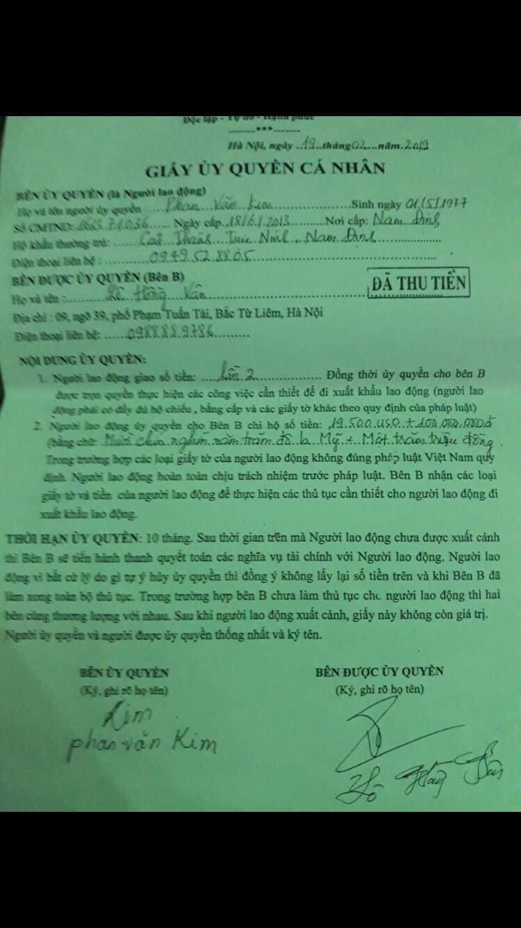 Bị “tố” lừa đảo, lãnh đạo Cty CP Đầu tư Vĩnh Cát quy trách nhiệm cho người lao động 