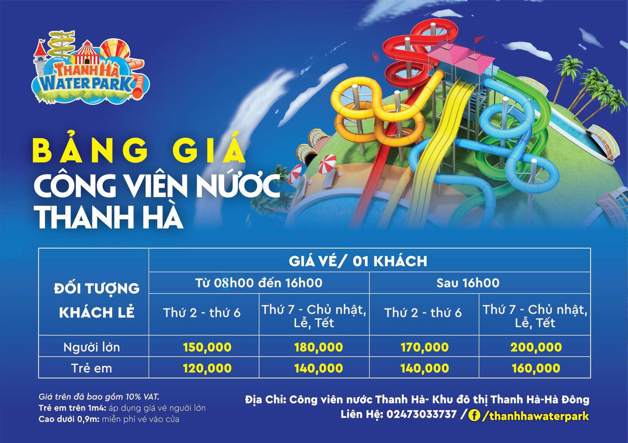 Công viên Nước Thanh Hà Đang gây sốt trên mạng xã hội