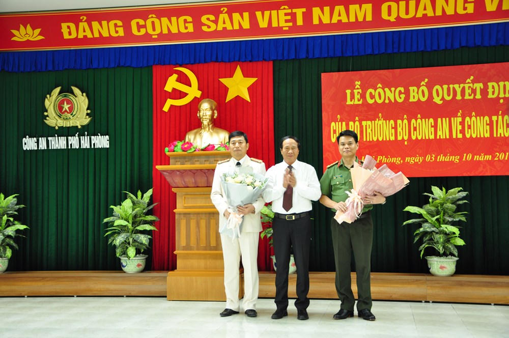 Đại tá Vũ Thanh Chương giữ chức Giám đốc Công an TP Hải Phòng