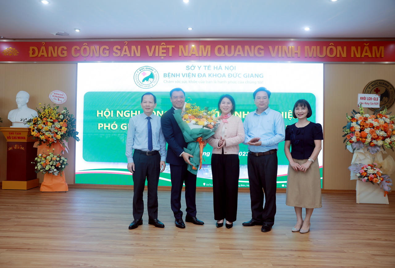 Bệnh viện Đa khoa Đức Giang có tân Phó Giám đốc