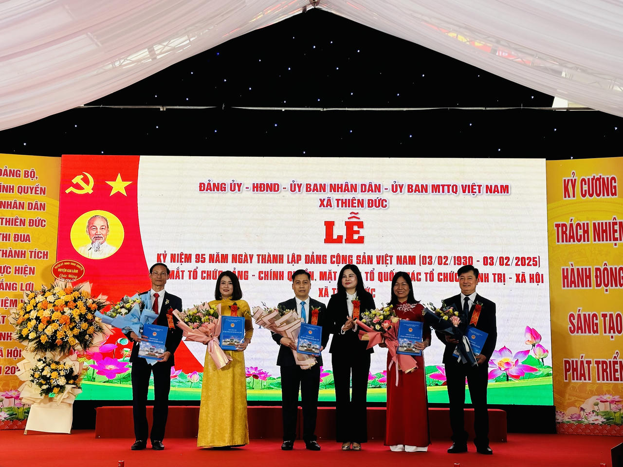 Gia Lâm (Hà Nội): Ra mắt đơn vị hành chính xã Thiên Đức sau sáp nhập