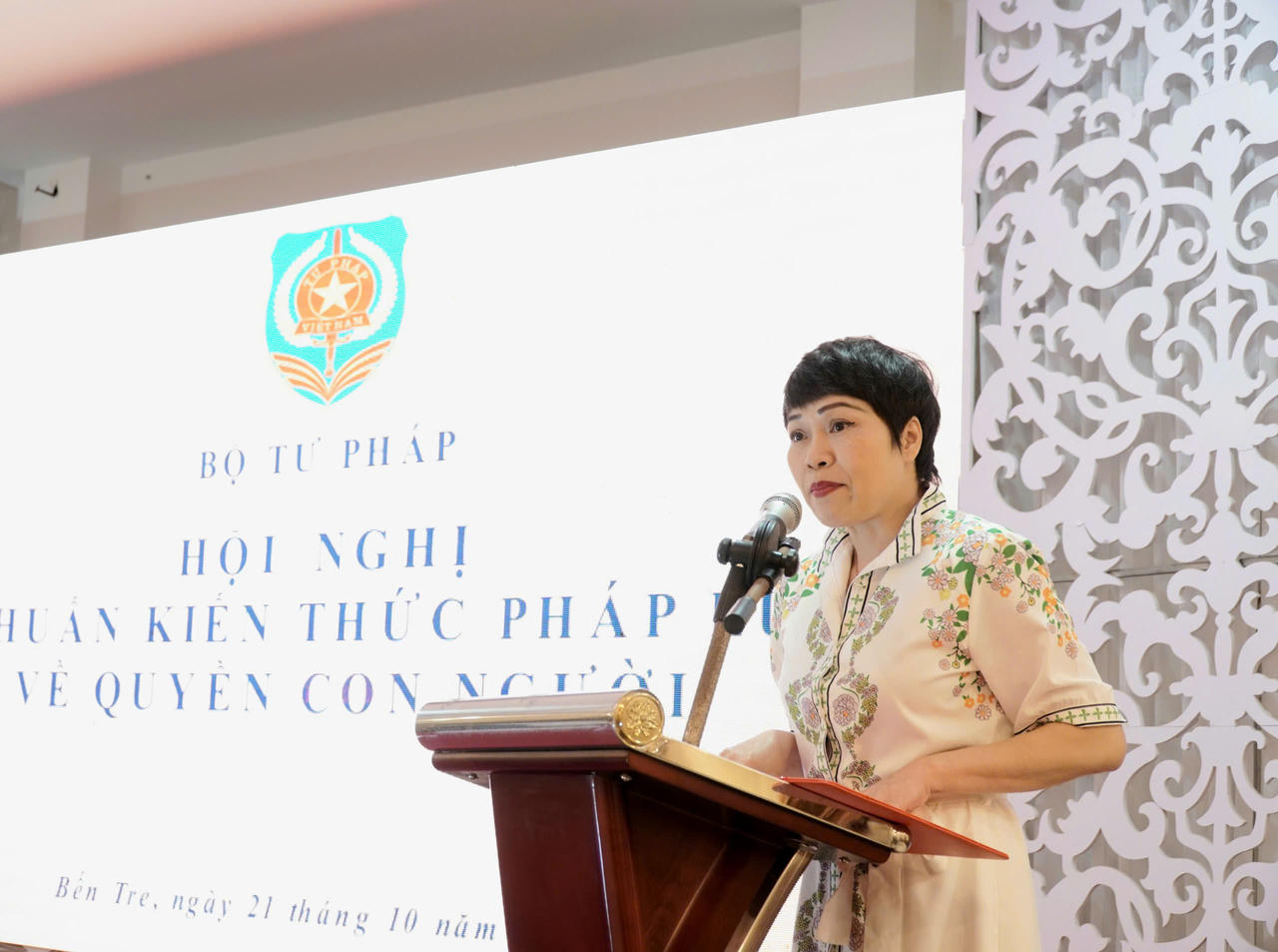 Bến Tre: Tăng cường truyền thông kiến thức pháp luật về quyền con người