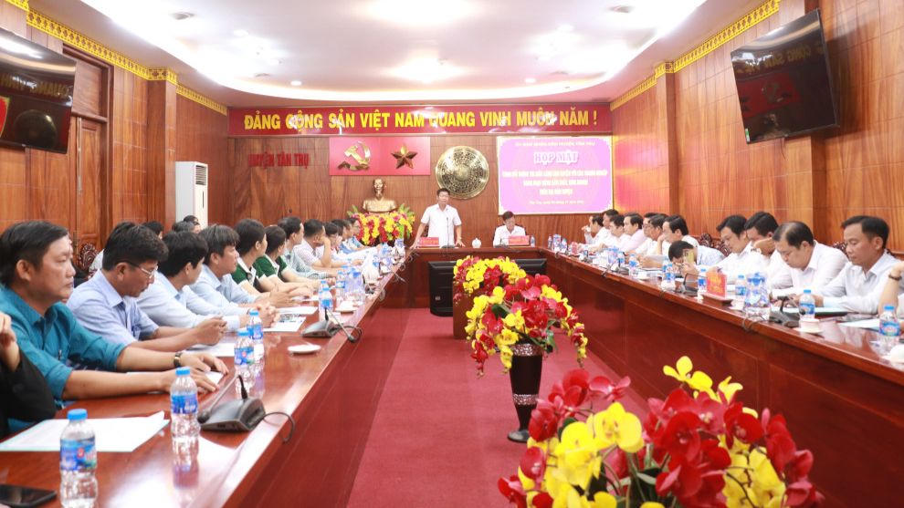 Tân Trụ hỗ trợ doanh nghiệp khai thác tối đa tiềm năng, thế mạnh của huyện 