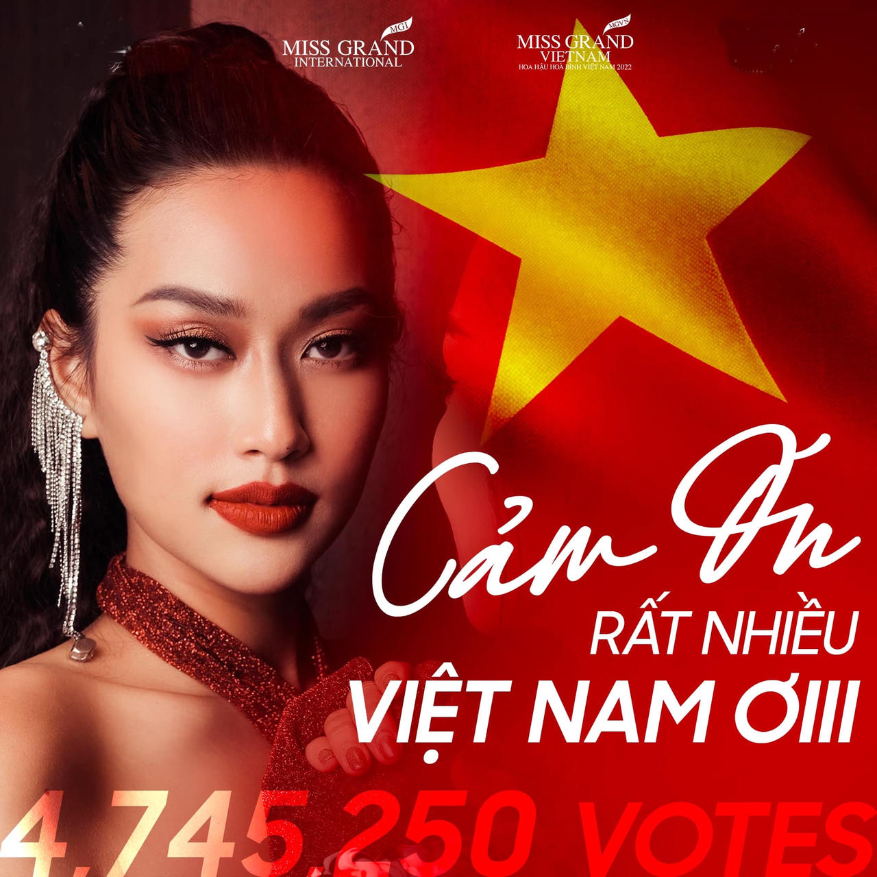 Đoàn Thiên Ân chắc vé vào Top 20 Miss Grand 2022?
