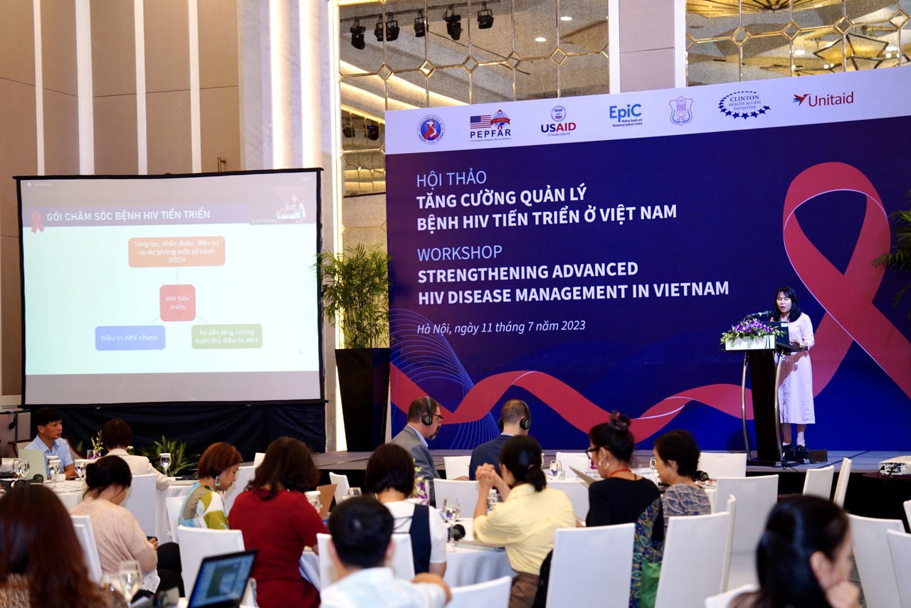 Tăng cường quản lý bệnh HIV tiến triển tại Việt Nam