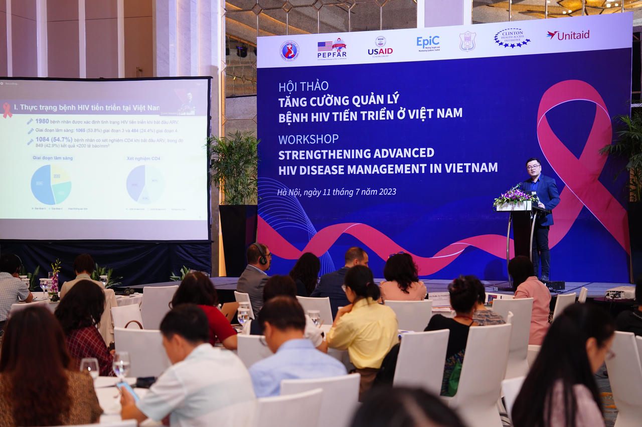 Tăng cường quản lý bệnh HIV tiến triển tại Việt Nam