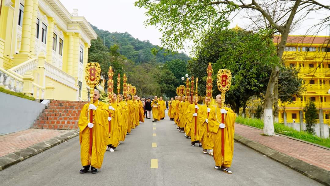 Học viện Phật giáo Việt Nam cầu nguyện quốc thái dân an đầu Xuân