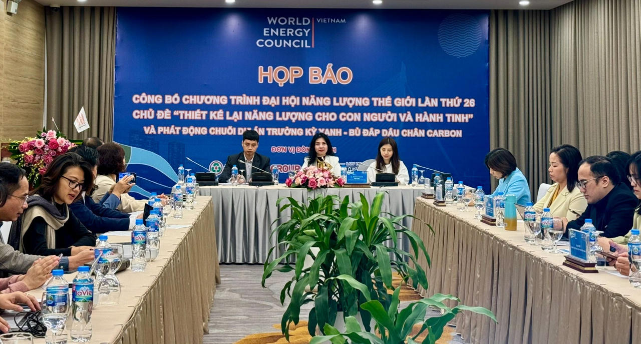 Họp báo công bố sự kiện “Đại hội Năng lượng Thế giới lần thứ 26”