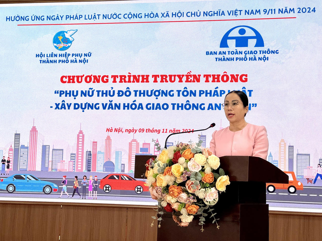 Phụ nữ Thủ đô xây dựng văn hoá giao thông an toàn