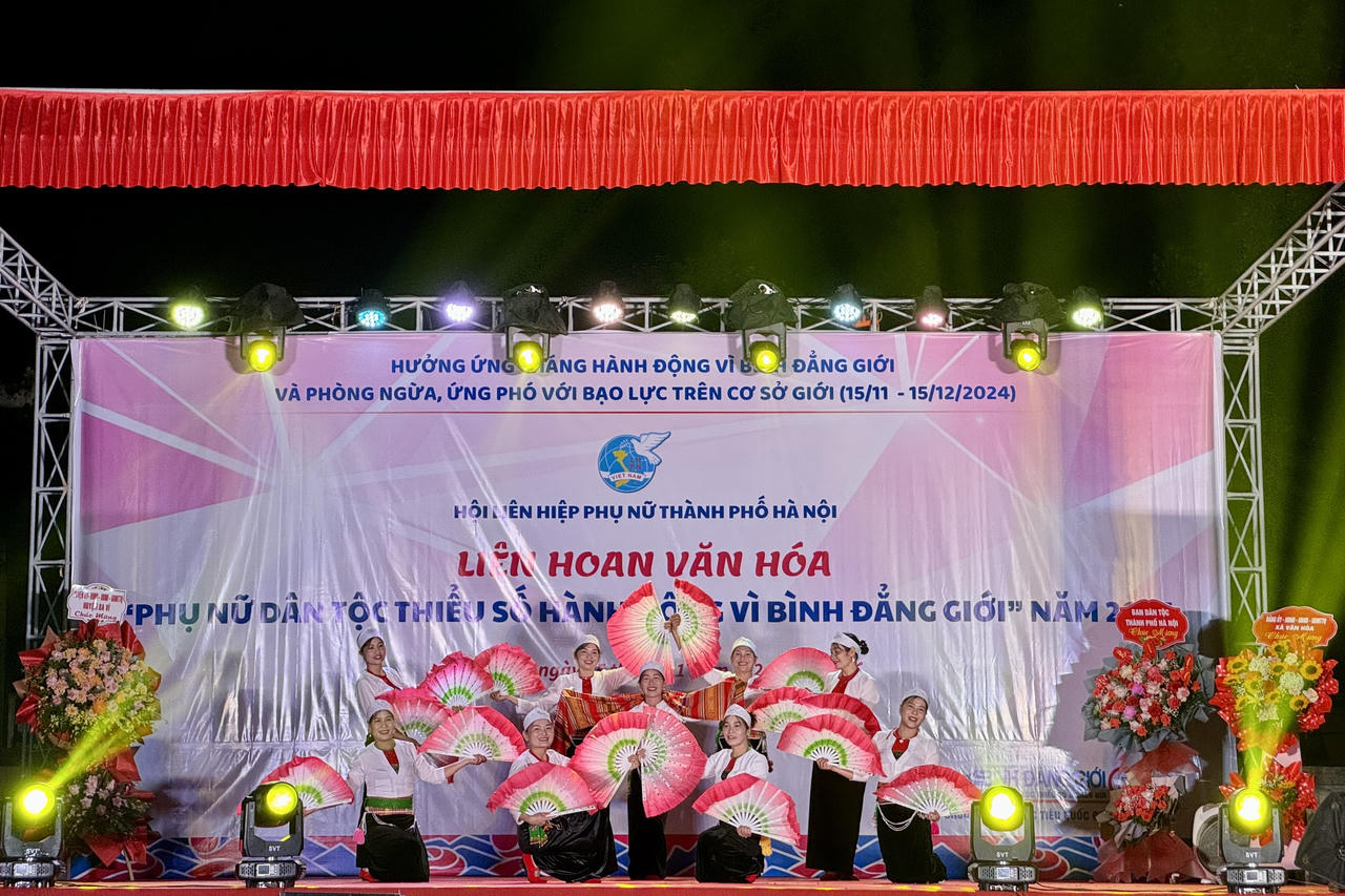 Liên hoan văn hóa 'Phụ nữ dân tộc thiểu số hành động vì bình đẳng giới' tại Hà Nội