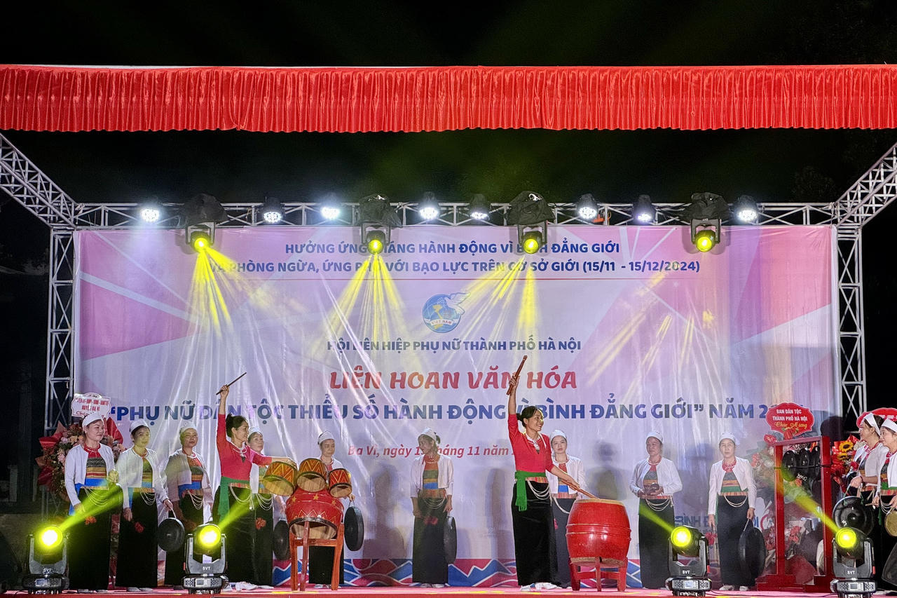 Liên hoan văn hóa 'Phụ nữ dân tộc thiểu số hành động vì bình đẳng giới' tại Hà Nội