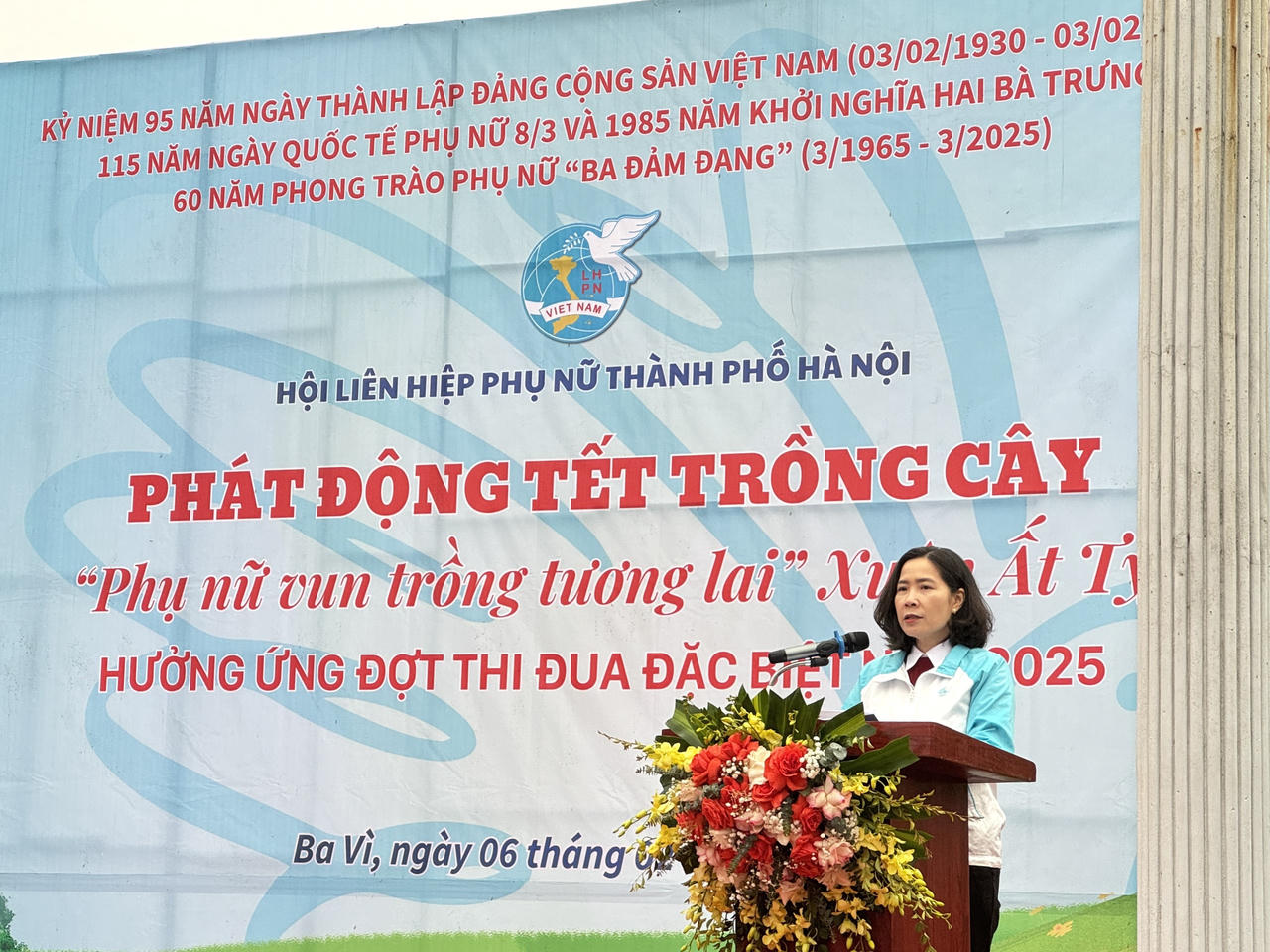 Phụ nữ Thủ đô phát động Tết trồng cây Xuân Ất Tỵ 2025