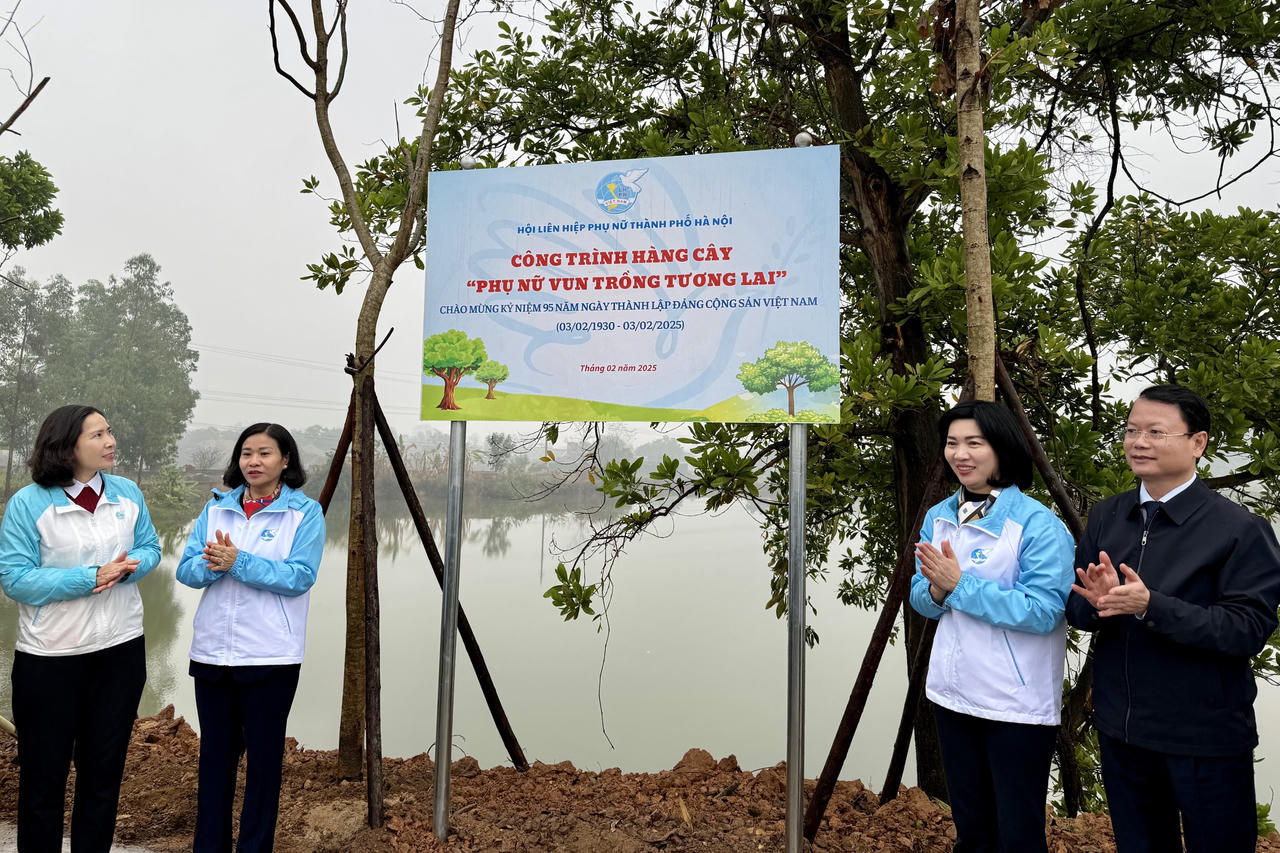 Phụ nữ Thủ đô phát động Tết trồng cây Xuân Ất Tỵ 2025