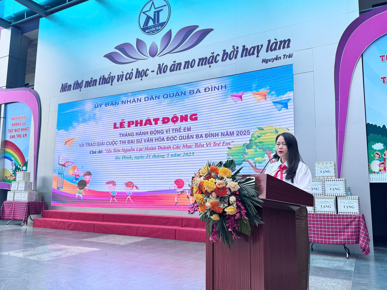 Nhiều hoạt động ý nghĩa nhân Tháng hành động Vì trẻ em