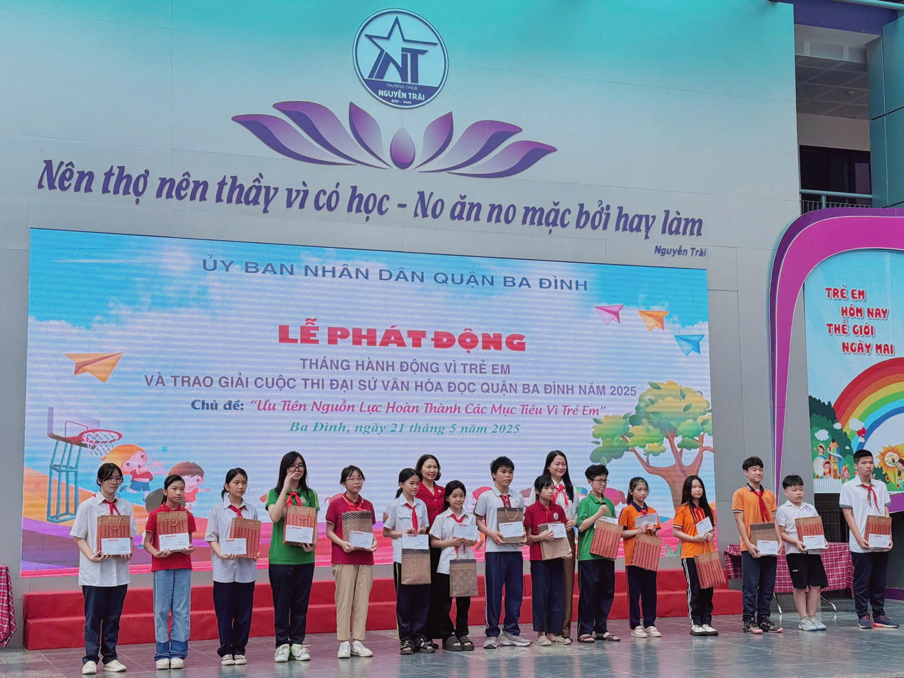 Nhiều hoạt động ý nghĩa nhân Tháng hành động Vì trẻ em