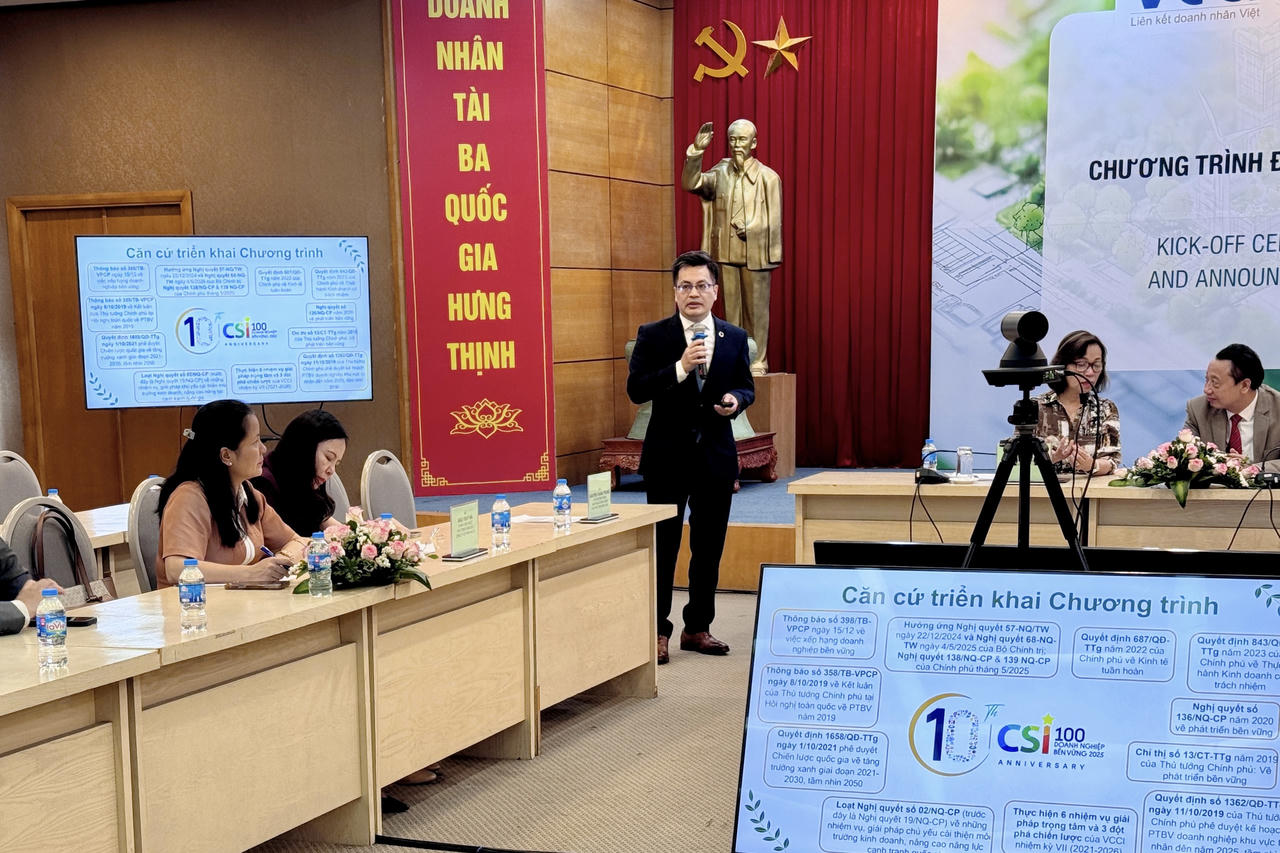 Phát động Chương trình Đánh giá, Công bố Doanh nghiệp Bền vững năm 2025