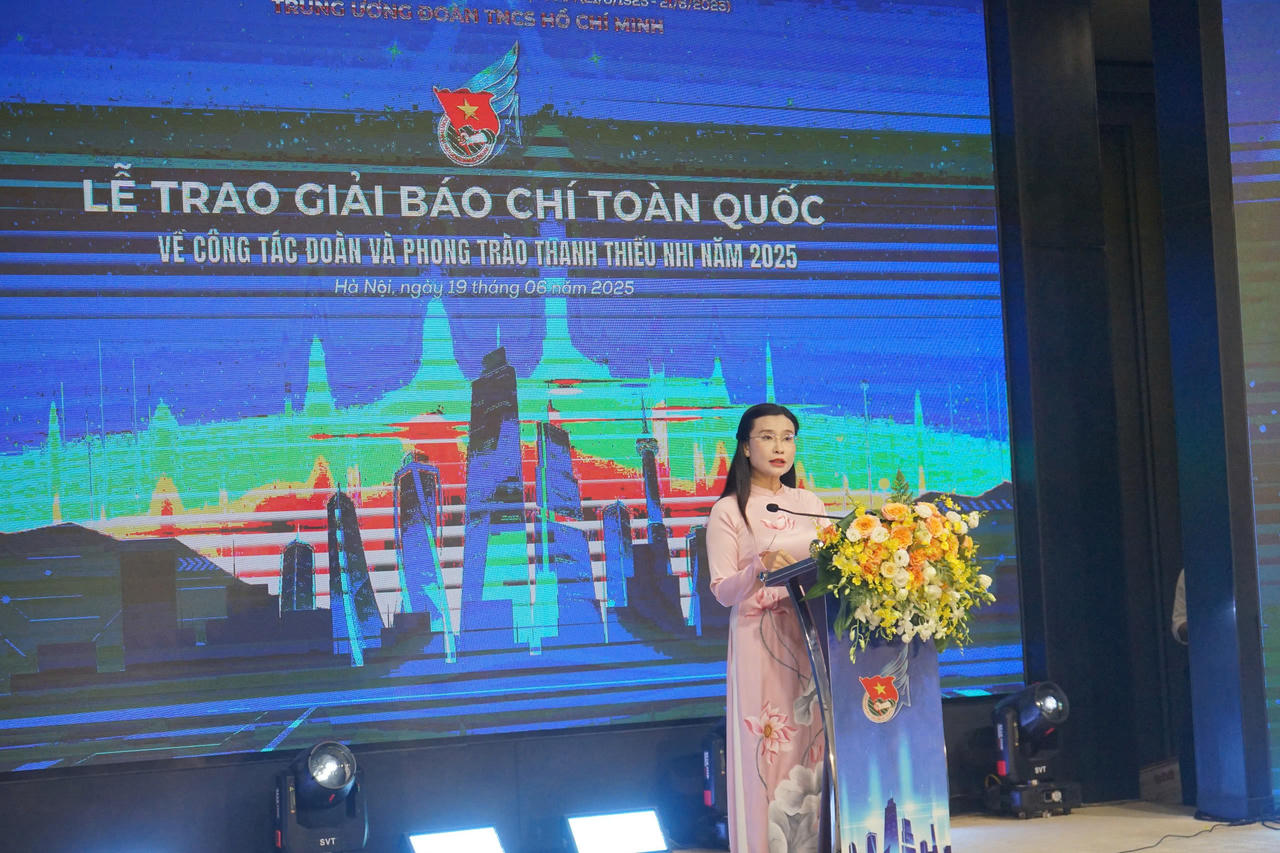 Báo Pháp luật Việt Nam nhận Giải B Giải báo chí toàn quốc về công tác Đoàn và phong trào thanh thiếu nhi năm 2025